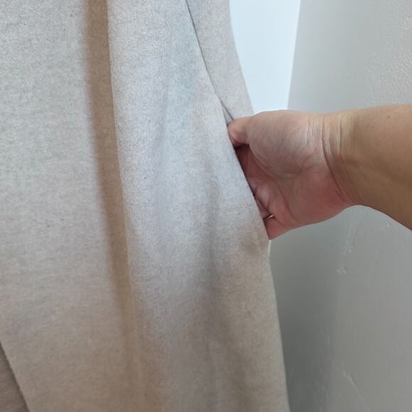 Joie Open Front Sleeveless Long Duster Vest Cardigan Women's sz XL Oatmeal‎ - Picture 5 of 11